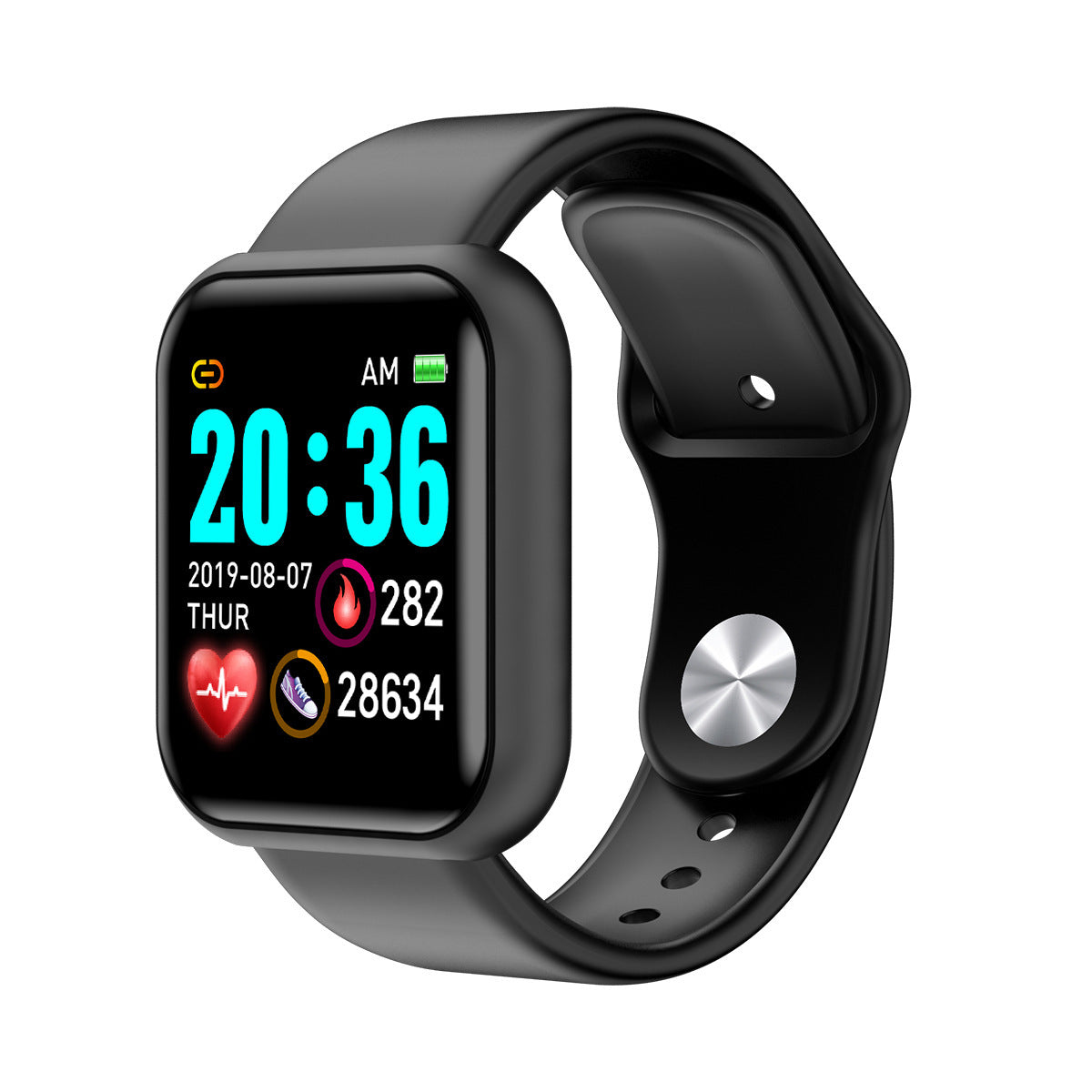 Montre connectée fitness avec suivi des activités quotidiennes
